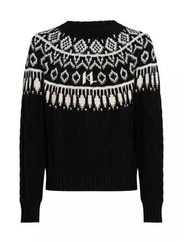 Свитер Karl Lagerfeld Sweater FAIR-ISLE, черный