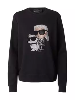 Свитер Karl Lagerfeld Sweatshirt Ikonik 2.0, черный