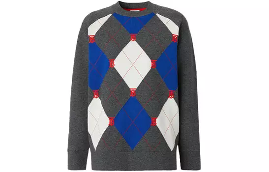 Свитер кашемировый Burberry женский, серый