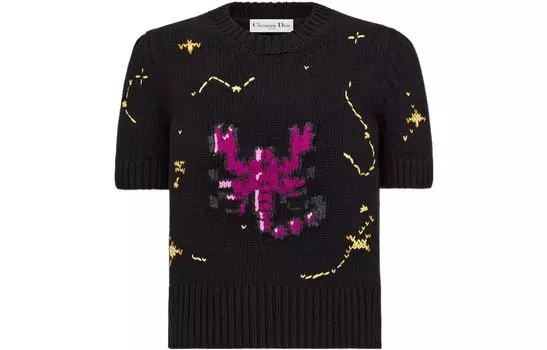 Свитер кашемировый Dior женский, черный