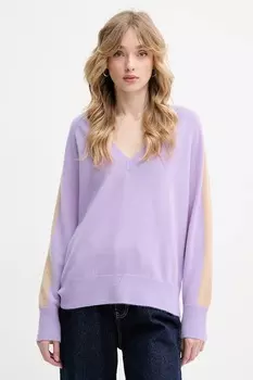 Свитер кашемировый From Future, фиолетовый