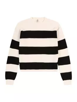 Свитер KIDS ONLY Sweater KOGFRANCA, черный/шерсть белая