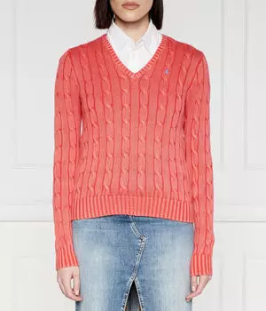 Свитер Кимберли Slim fit Polo Ralph Lauren, красный