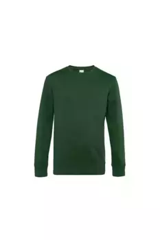 Свитер King с круглым вырезом B&C, зеленый