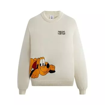 Свитер Kith For Mickey & Friends Pluto Crewneck 'Sandrift', кремовый
