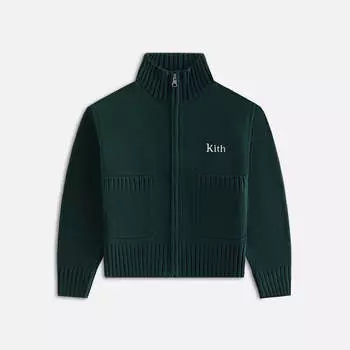Свитер Kith Kids Wyona Zip Cardigan, цвет Stadium
