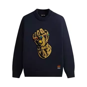 Свитер Kith x Marvel Thanos Lewis Crewneck Sweater, цвет Nocturnal