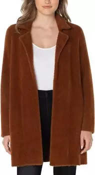 Свитер-кодиган с открытой передней частью Liverpool Los Angeles, цвет Penny Brown