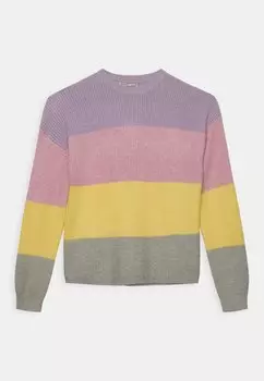 Свитер Kogsandy Stripe Kids ONLY, цвет viola/strawberry moon/pineapple slice/