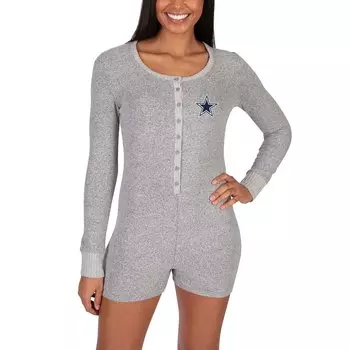 Свитер-комбинезон Concepts Sport Dallas Cowboys, серый