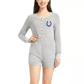 Свитер-комбинезон Concepts Sport Indianapolis Colts, серый