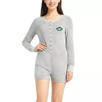 Свитер-комбинезон Concepts Sport New York Jets, серый