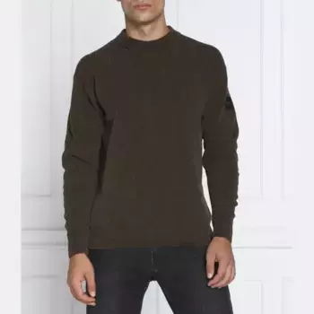 Свитер Komentino стандартного кроя Boss, зеленый