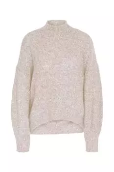 Свитер - Коричневый - Классический крой Noisy May, коричневый