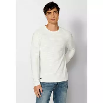Свитер Koroshi 2321TR32 Round Neck, белый