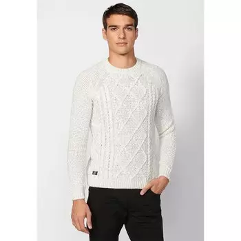 Свитер Koroshi 2321TR34 Round Neck, белый