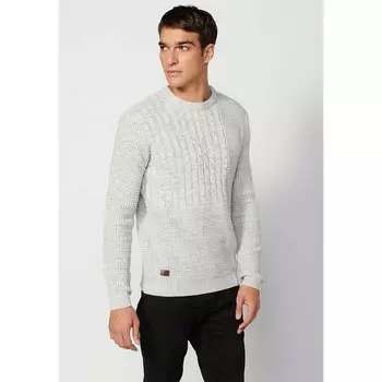 Свитер Koroshi 2321TR42 Round Neck, серый