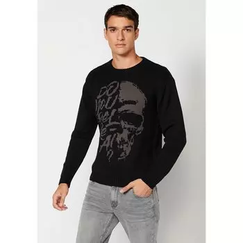 Свитер Koroshi 2321TR60 Round Neck, черный