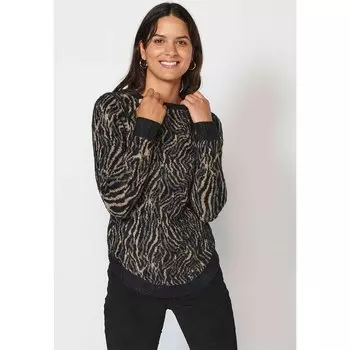 Свитер Koroshi 2322TR12 Round Neck, черный