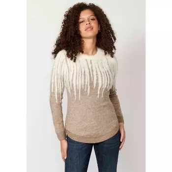 Свитер Koroshi 2322TR25 Round Neck, коричневый