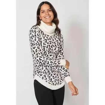 Свитер Koroshi 2322TR70 Turtle Neck, белый