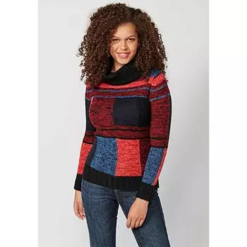Свитер Koroshi 2322TR76 Turtle Neck, разноцветный