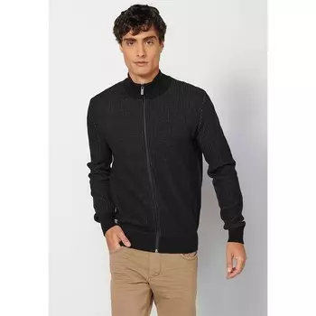 Свитер Koroshi Full Zip, черный