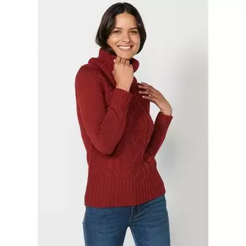 Свитер Koroshi Turtle Neck, красный