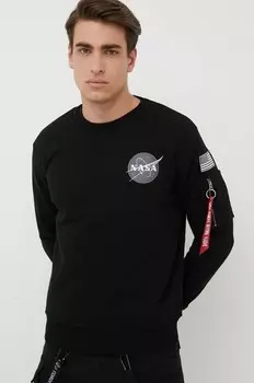 Свитер космического корабля Alpha Industries, черный