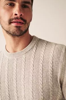 Свитер косой вязки Next