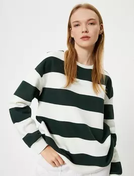 Свитер Koton Sweatshirt, зеленый