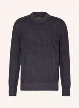 Свитер крибен Boss, синий