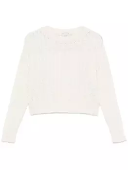 Свитер крупной вязки Alysi, белый