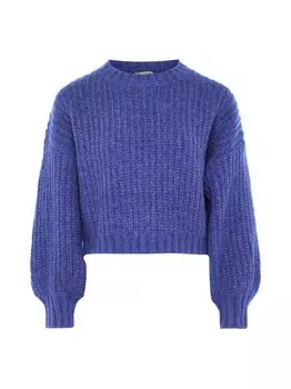 Свитер крупной вязки Dreimaster, синий