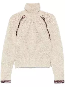 Свитер крупной вязки Durazzi Milano, нейтральный цвет