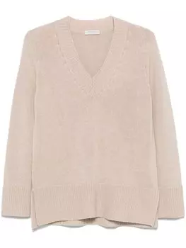 Свитер крупной вязки Le Tricot Perugia, нейтральный цвет