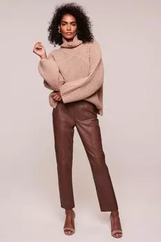 Свитер крупной вязки Mint Velvet, бежевый