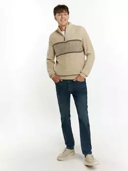 Свитер крупной вязки Mo, бежевый