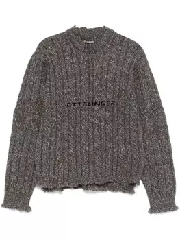 Свитер крупной вязки Ottolinger, серый