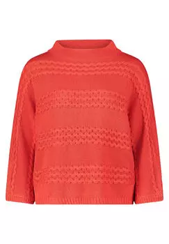 Свитер крупной вязки со структурой Betty Barclay, красный