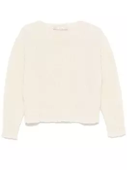 Свитер крупной вязки Tela, белый