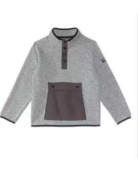 Свитер L.L.Bean Bean Sweater Fleece Half-Snap, цвет Pewter