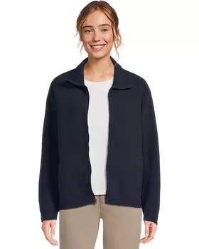 Свитер L.L.Bean Lakewashed Double-Knit Full-Zip, классический темно-синий