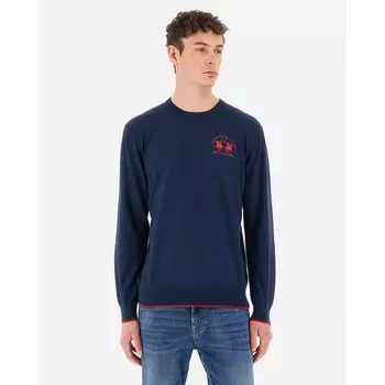 Свитер La Martina Wessel Round Neck, синий