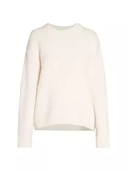 Свитер La Pavane из смеси альпаки Jacquemus, белый