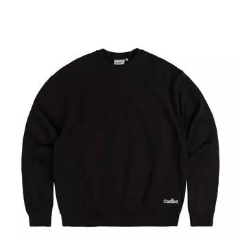 Свитер label script sweat Carhartt Wip, черный