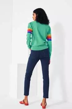 Свитер Label, зеленый