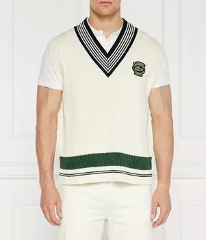 Свитер Lacoste Relaxed fit, кремовый