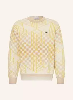 Свитер LACOSTE, светло-коричневый