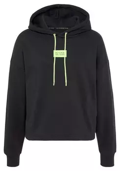 Свитер LASCANA ACTIVE Hoodie, черный